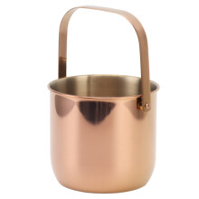 Balde de gelo com isolamento a vácuo, recipiente de aço inoxidável premium para bebidas, acessórios elegantes de bar para resfriar vinho,