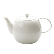 Teapot 1600ml Pure Porcelain White Ceramic Teapot 54.1oz Large Capacity For Everyday Teas And Special Occasions