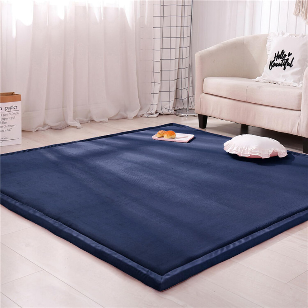 Soft Play Mat For Kids And Toddlers, Large Crawling Mat Rug, Velvet Area Rug, Baby Playroom Living Room Floor Carpet