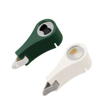 Outil multifonction portable en nylon, rétractable et doté d'une lame dentelée antidérapante pour bocaux et bouteilles, idéal pour la maison ou