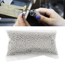 Round Jewelry Polishing Beads 3mm Stainless Steel for Burr Removal & Shaping