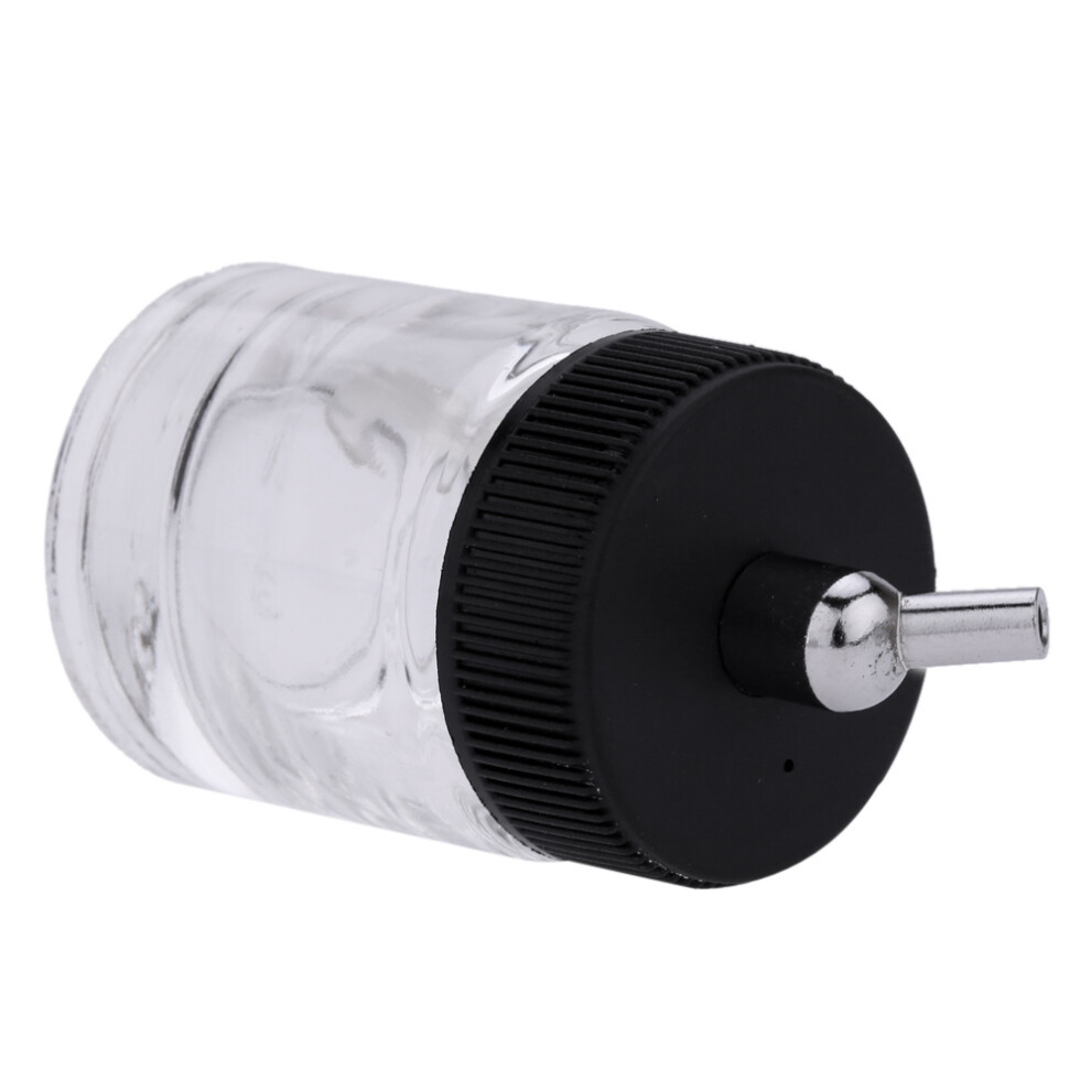 10 Pack 22Cc Clear Glass Airbrush Bottles With Adapter For Siphon Feed 4221363133211