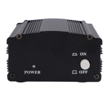 48V Phantom Power Supply Box, Aluminum Alloy, Low Noise, for Microphones
