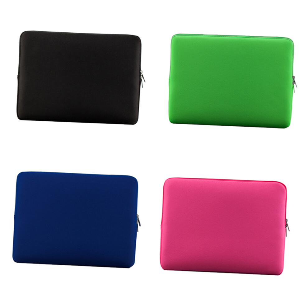 15.6" Zipper Soft Sleeve Bag For Ultrabooks & Laptops Pink 7691363135886