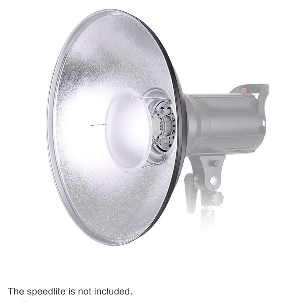 Enhance Portraits With 41Cm Beauty Dish Reflector For Bowens Studio S Light 8451363132532