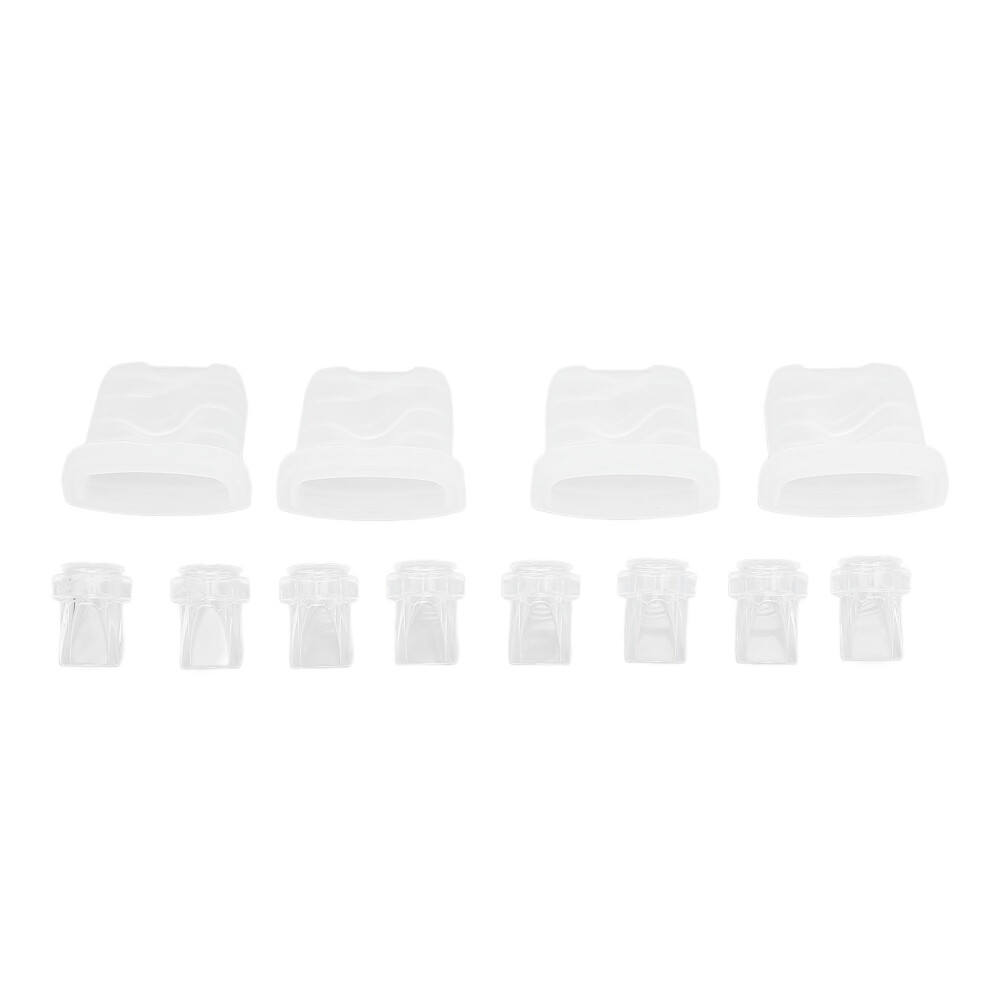 Duckbill Valves 8pcs & Silicone Diaphragms 4pcs Compatible with S32 Breast Pump