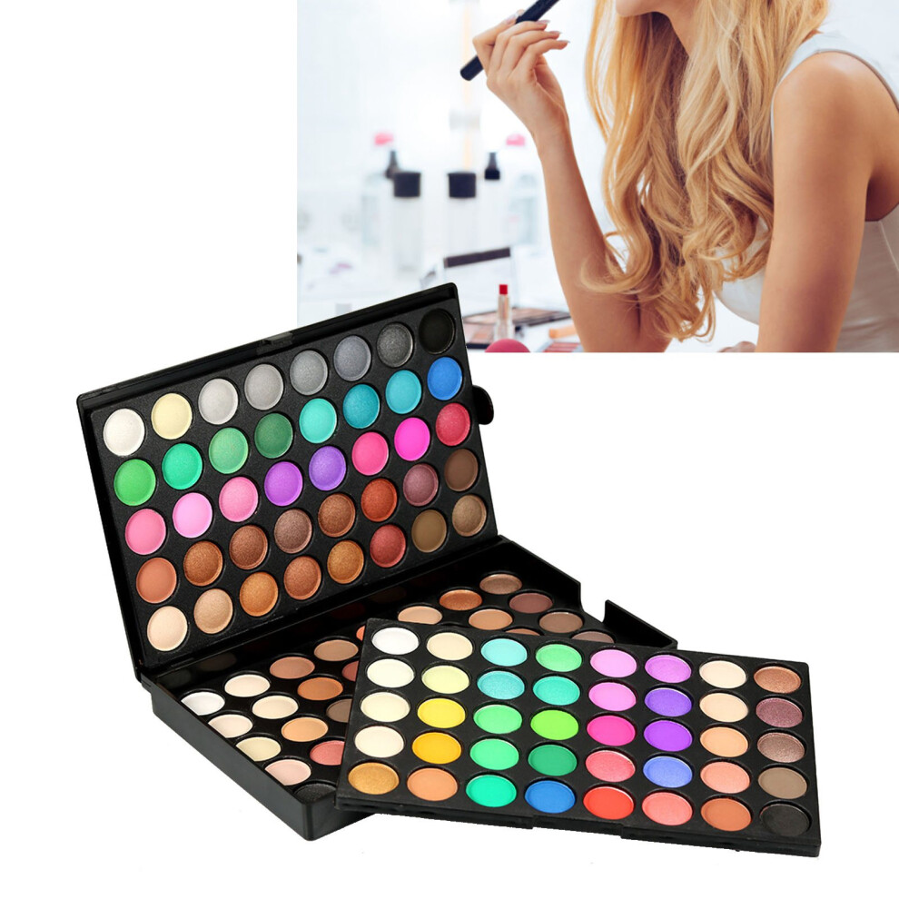120 Colors Eyeshadow Palette Long Lasting Glitter Matte Eye Makeup