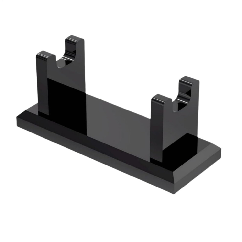 Black Safety Razor Stand, Acrylic Horizontal Razor Stand, Nonslip Base, Counter Rack Organizer For Men,