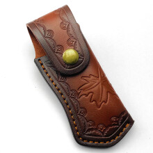 Portable Leather Scabbard Lightweight Folding Cover Compact Daily Carry Model Type+2 Leather Material