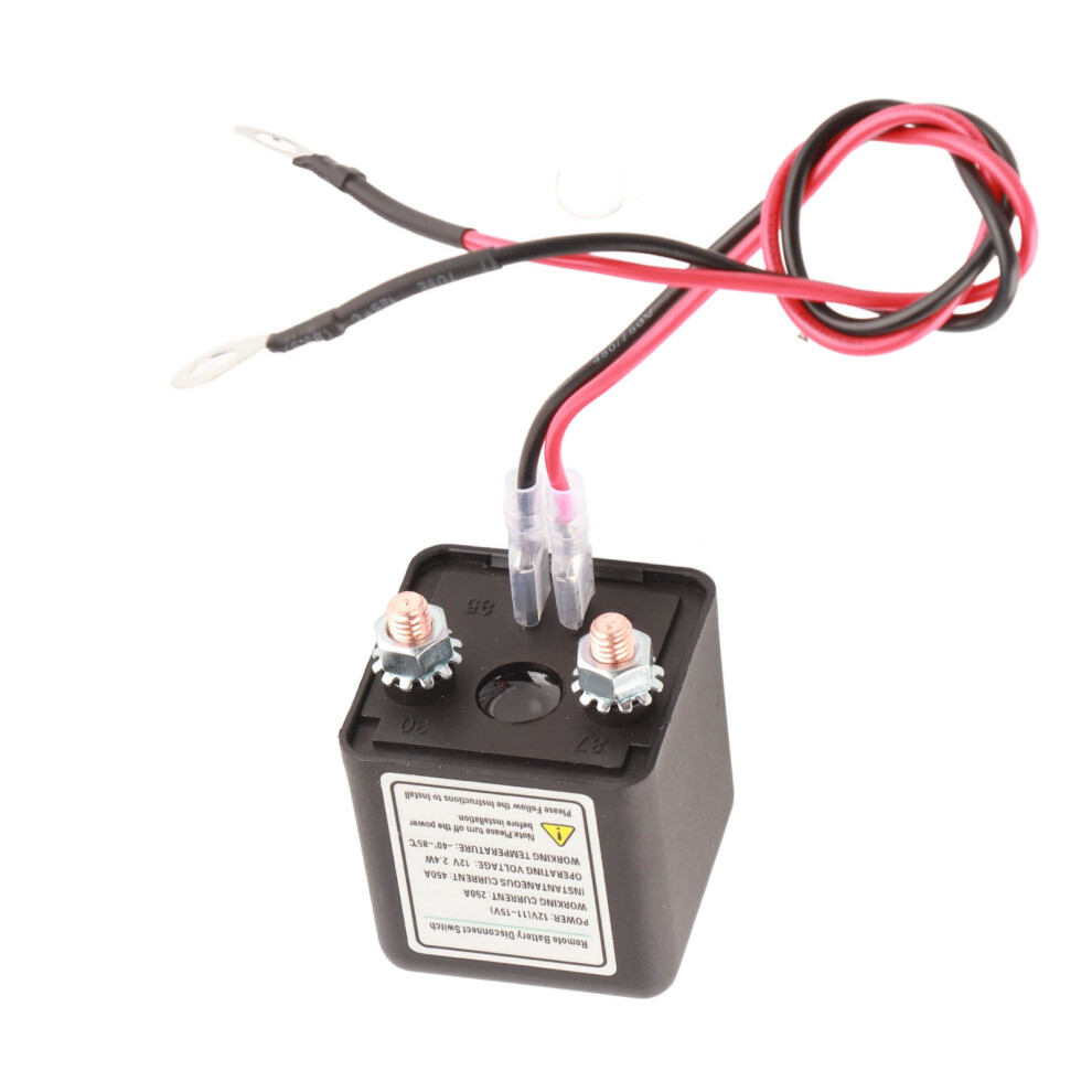 Battery Saver: 12V 250A Remote Disconnect Switch Easy Install 8731363139688