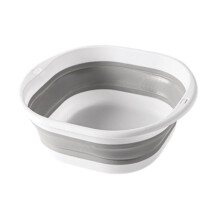 Portable Pool Foot Bath Collapsible Foot Bath Basin Grey 1 Piece Multipurpose Ground Tub Cleaning Bucket For Mop