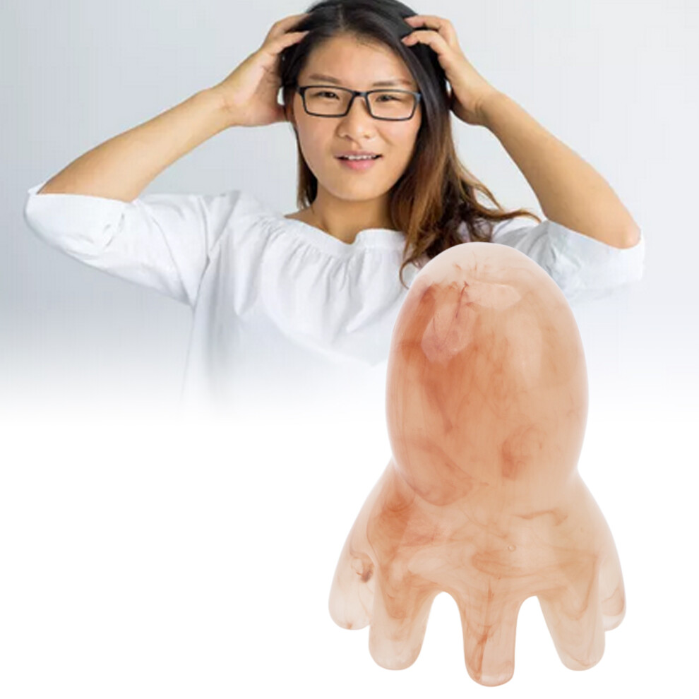 Resin Octopus Massage Comb for Scalp Care: Relieve Muscle Pain
