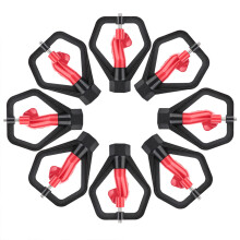 Trädgårdsbevattningssprutor med roterande sprinklermunstycken Vattenbesparande rotationsdesign Plastmikromistspruta Högkvalitativt ABS-material
