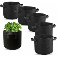 Formación saludable de raíces en macetas reutilizables y lavables, macetas de jardinería resistentes y respetuosas con el medio ambiente con