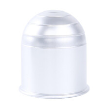Trailer Ball Head Protection Cover 50mm Universal Tow Bar Ball Cap Hitch Towball Protector Silver Finish