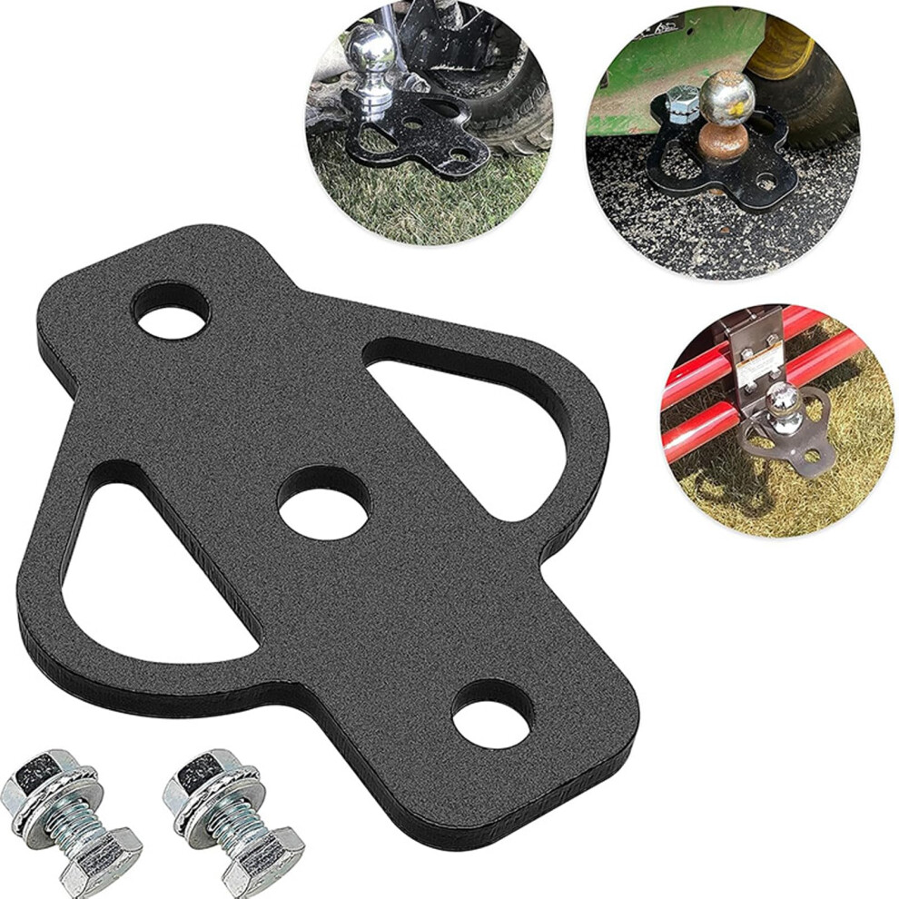 Ball Hitch Adapter For Lawn Tractors And Golf Carts Flat Tow Metal Trailer Hitch Adapter 9105992265787