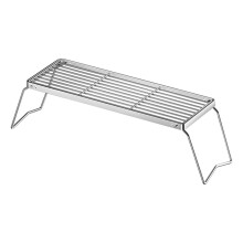 BBQ Grill Folding Wire Grill Stainless Steel Portable 16x46 Cm For Barbecue Garden Camping Vegetables Mushrooms And Meat