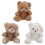 3Pcs Ursinhos Chaveiros De Pelúcia Para Presente 11