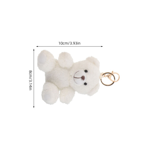 3Pcs Ursinhos Chaveiros De Pelúcia Para Presente 2