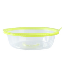 Mikrowellen-Spritzschutz aus lebensmittelechtem PP-Material, transparenter Mikrowellendeckel mit Griff, auslaufsicherer, unterteilter Lunchbehälter,
