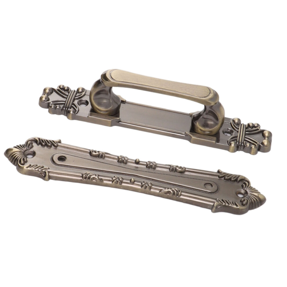 Iron Rust-Resistant Antique Bronze Barn Door Handle For Cabinets & Wardrobes 4051363145927