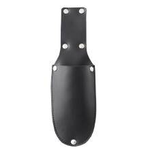 Small Leather Sheath For Scissors Pouch Holster Leather Cutter Sheath Camping Outdoor Black
