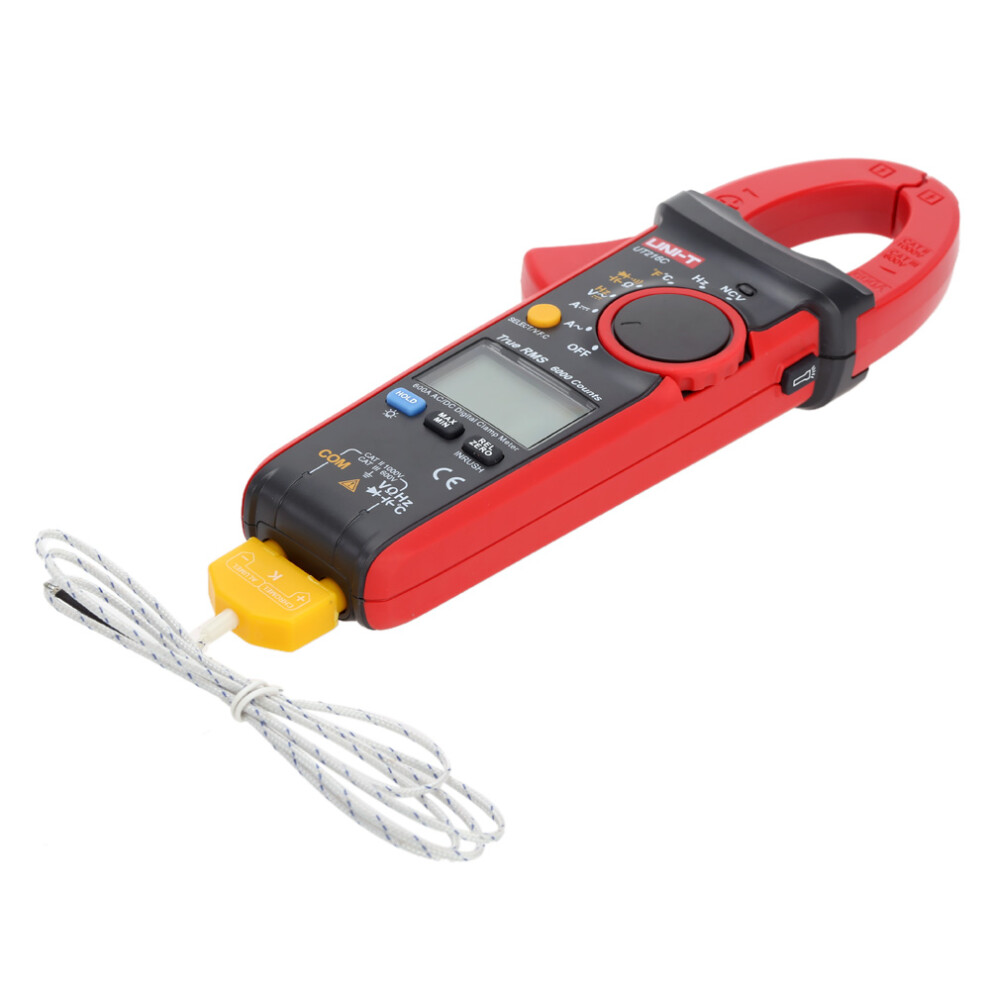 Digital Clamp Meter 600A Rms Ut216c W/ Temperature & Inrush 9471363148448
