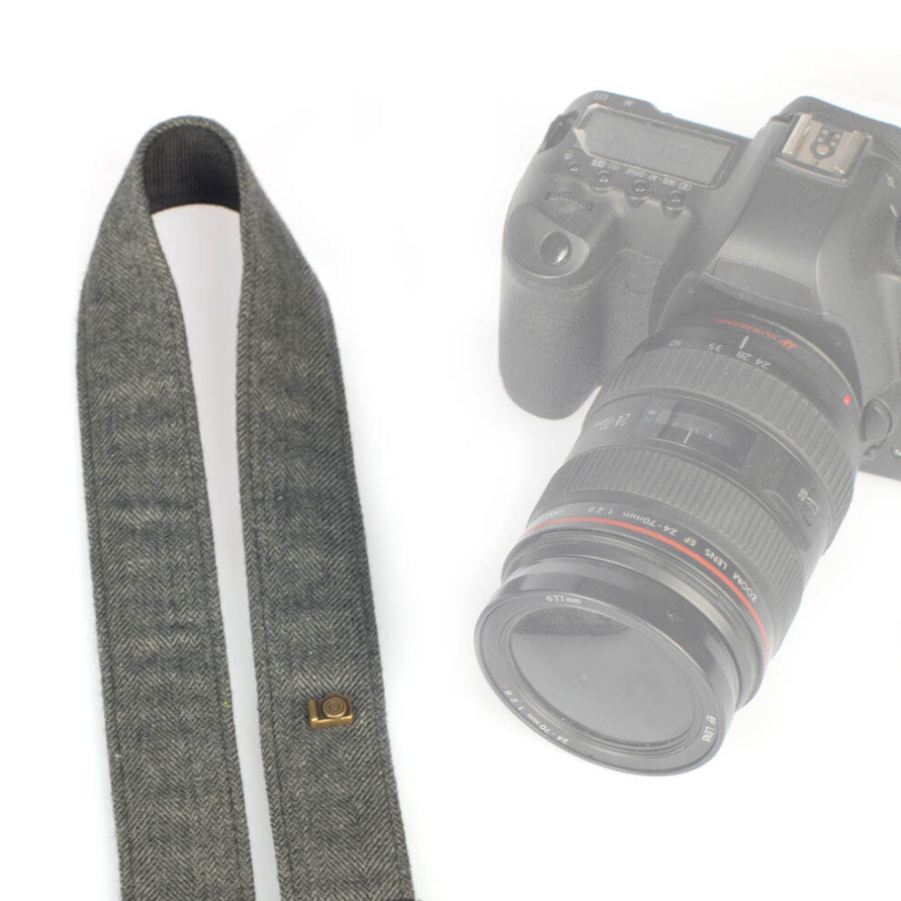 Comfy Cotton Camera Strap For Dslr Slr - Universal And Adjustable Fit 8701363148195