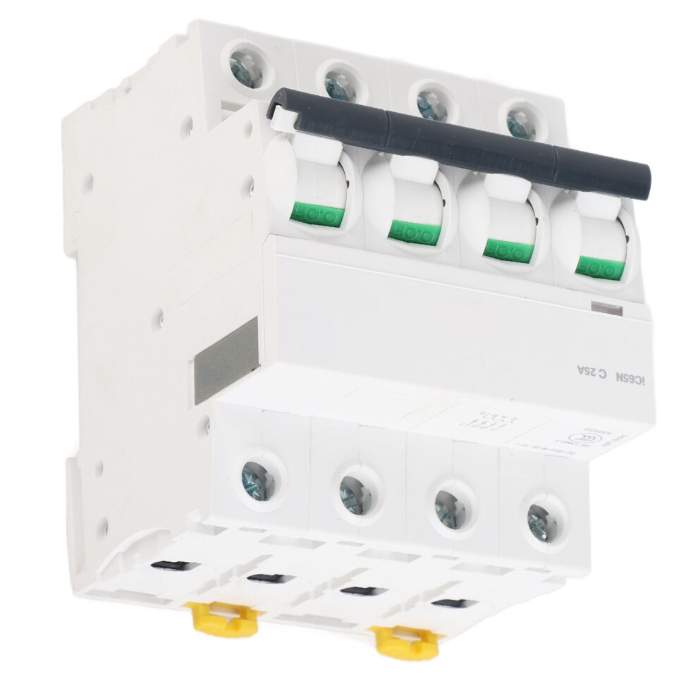 Miniature Circuit Breaker 4P Pa66 Flame Retardant Housing 25A Ac 400V 4961363150183