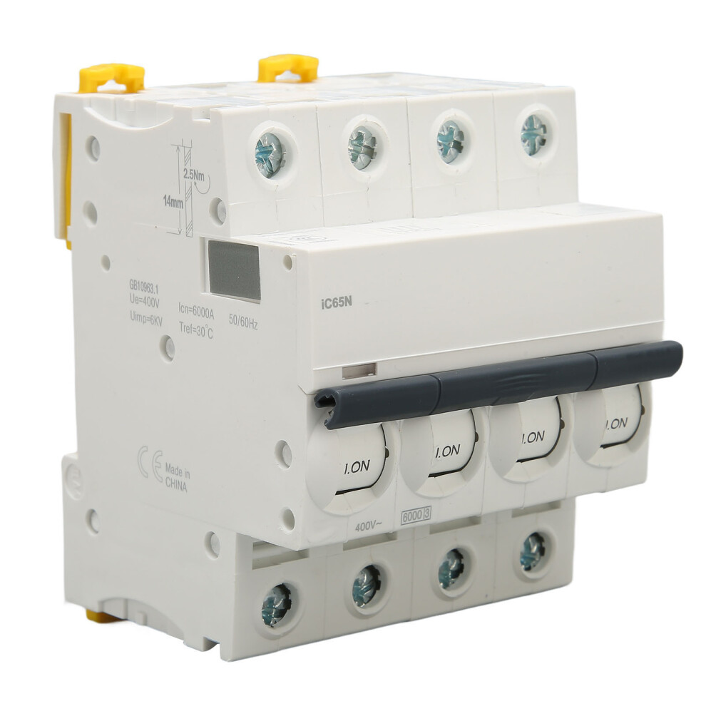Electrical Mcb 4P 16A Pa66 Flame Retardant Housing Ac 400V For Commercial Use 8031363150172