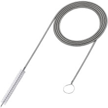 Brosse de nettoyage flexible pour canalisations difficiles d'accès, déboucheur de canalisations à serpent avec conception longue et réutilisable,
