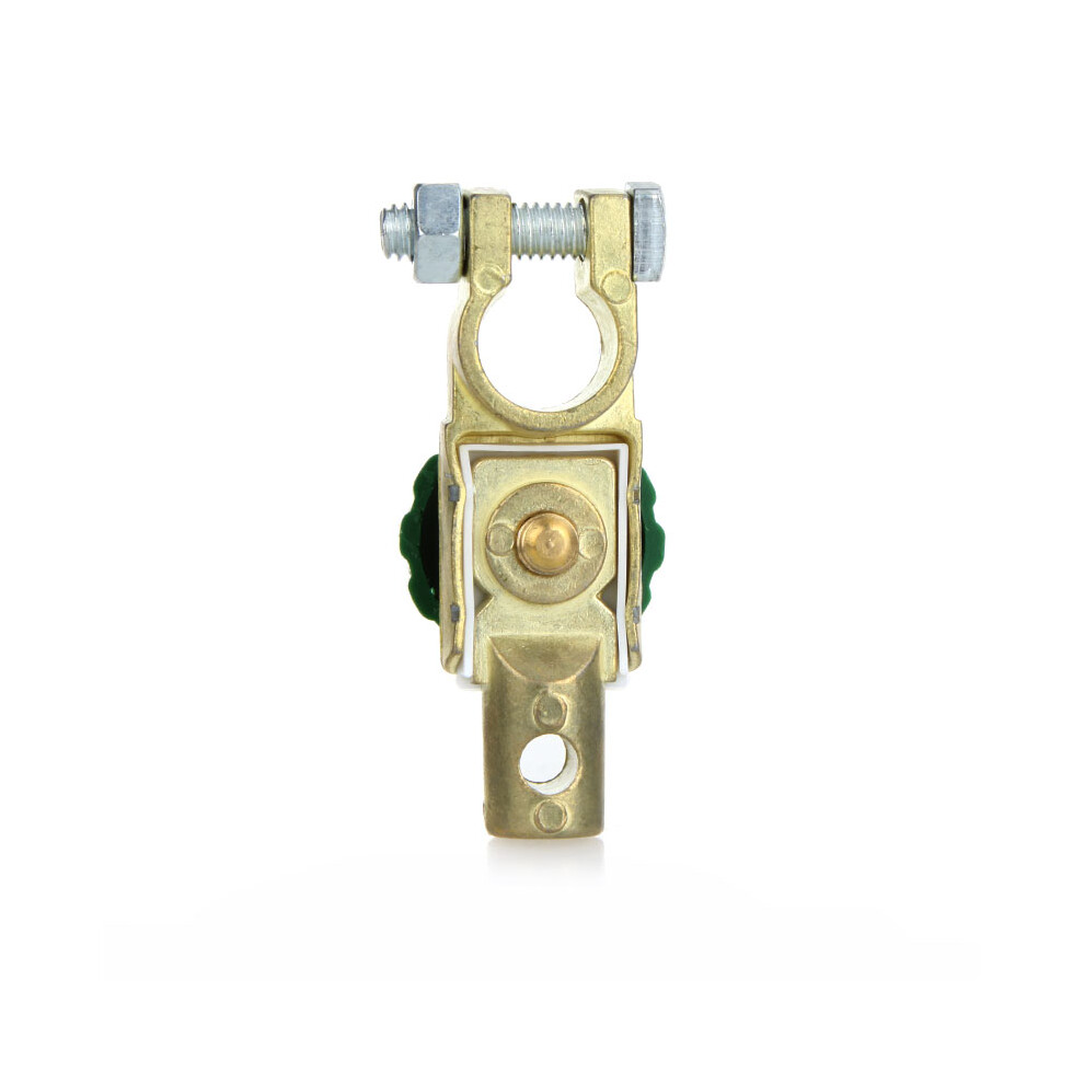 Easy-Operate Battery Disconnect Switch For Cars & Trucks Brass Plated 8411363152107