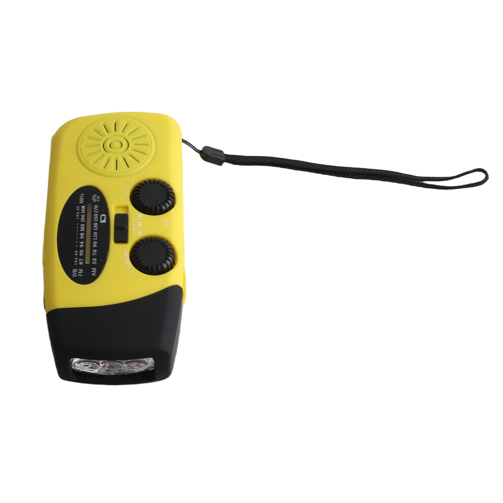 Portable Emergency Solar Hand Crank Weather Radio 2000Mah With Flashlight 3541363153806