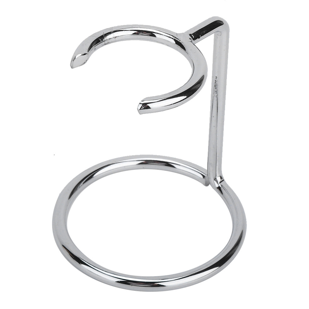 Stylish Stainless Steel Shaving Brush Stand & Razor Holder for Men