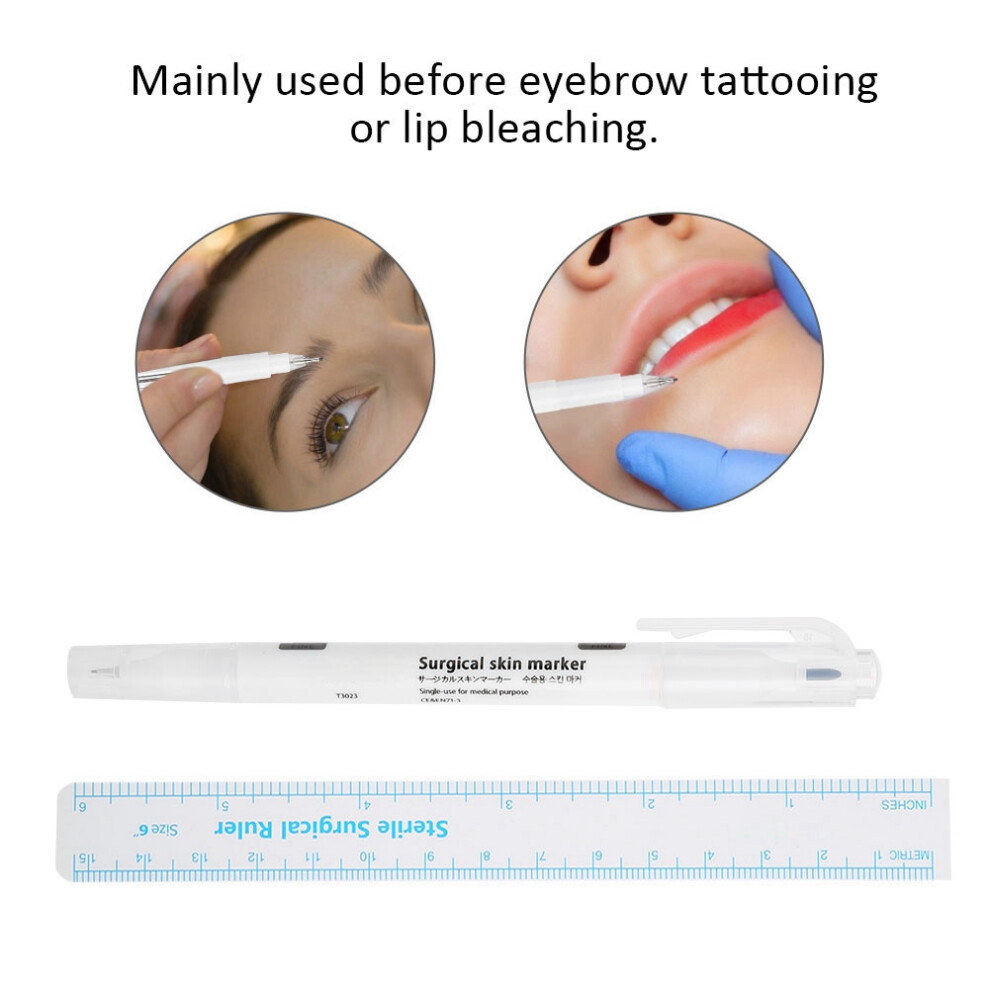 Waterproof Microblading Tattoo Marker for Eyebrows & Lips Model 03#