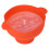 Roter Silikon-Mikrowellen-Popcorn-Eimer 26x20x14,5cm 1