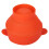 Roter Silikon-Mikrowellen-Popcorn-Eimer 26x20x14,5cm 3