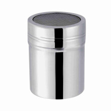 Stainless Steel Cocoa Powder Shaker M 6.8*9cm Dustproof Lid