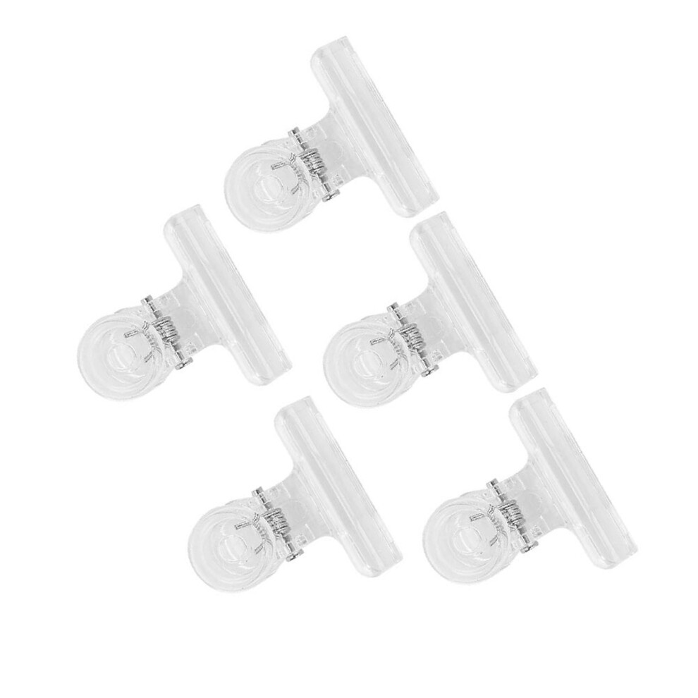 5pcs C-Curve Nail Extension Clips - Multifunctional Transparent Plastic