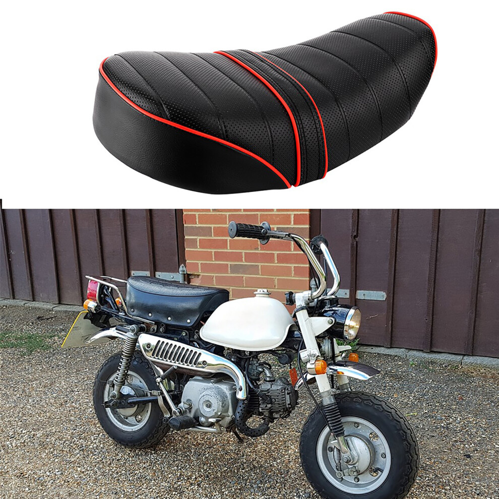 Retro Leather Motorcycle Seat Cushion For Z50 Z50j Z50r G50f Black 4911363156272