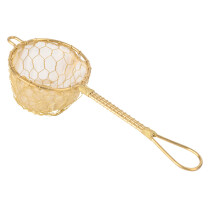 Infuseur à thé en fil de cuivre tressé à la main, outil pratique pour la préparation du thé avec filtre à mailles fines, résistant à la