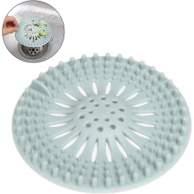 Grille de vidange flexible avec attrape-cheveux, facile à installer et à nettoyer, protection de vidange durable et résistante pour cuisine, salle