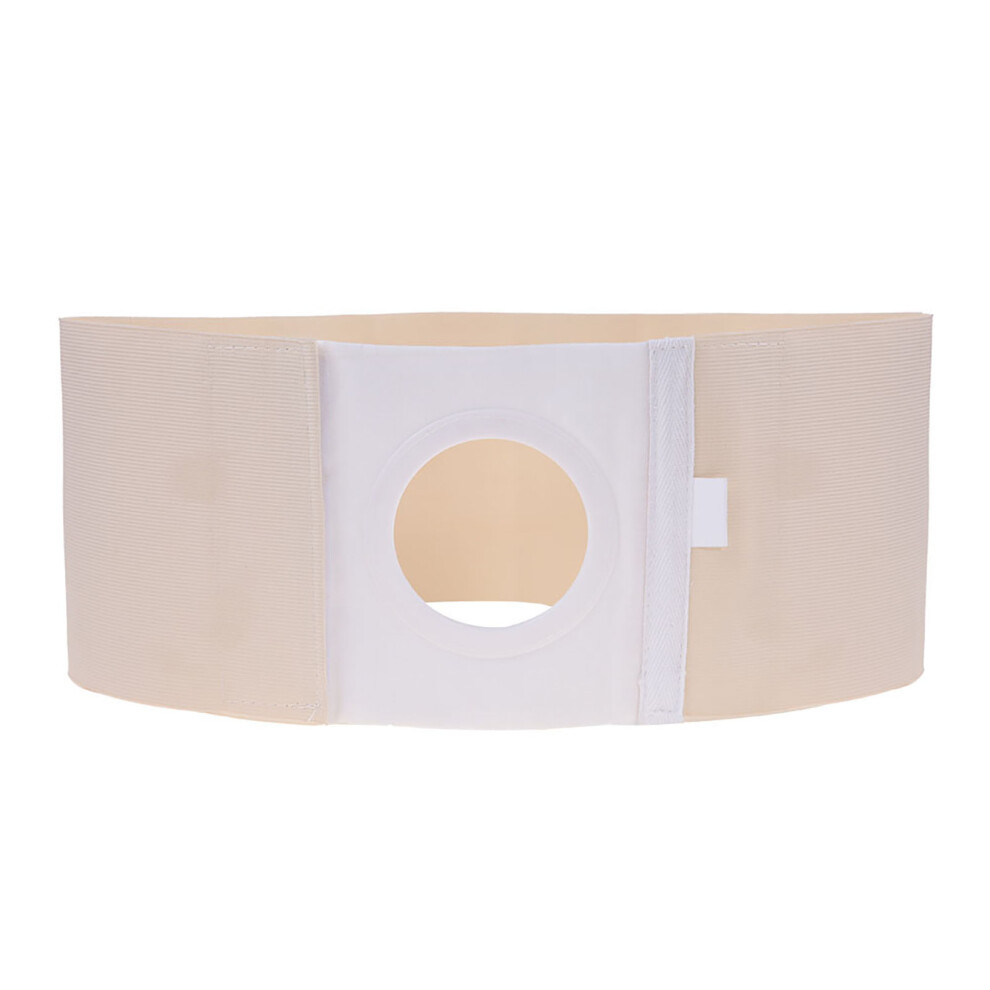 Beige Unisex Medical Ostomy Hernia Support Belt Xl Adjustable Abdominal Binder