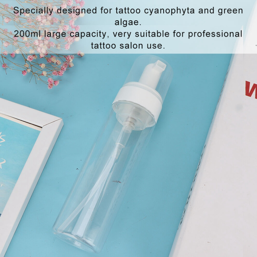 200ML Tattoo Cyanophyta Green Algae Foaming Soap Dispenser 01# Transparent