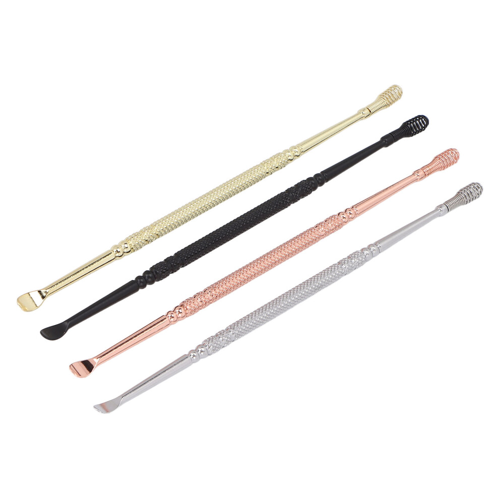 360 Spiral Stainless Steel Earwax Remover Double Head Ear Spoon â 4 Colours