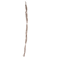 Vintage Design Boho Decor, Handstickad Ampelkorg i Bomullsrep, Flerfärgad Vävd Blomkrukahängare i Mesh för Inomhusbruk Utomhus