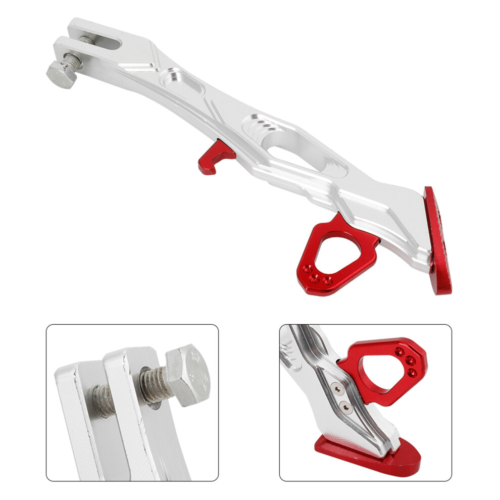 Aluminum Alloy Motorcycle Kickstand B05026 With Tripod Frame & Parking Feet Red 4681363159602