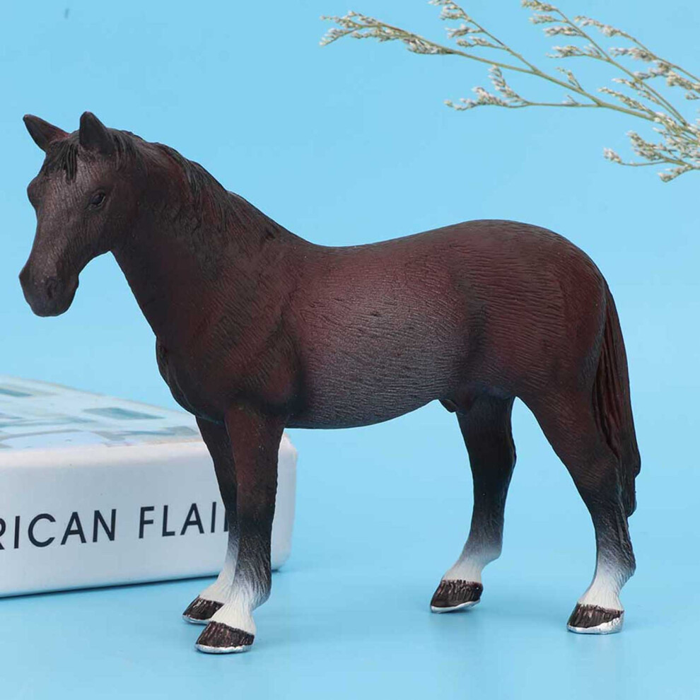 Simulation Solid Plastic Horse Figurine Kid Educational Toy 15X10cm 5041363159641