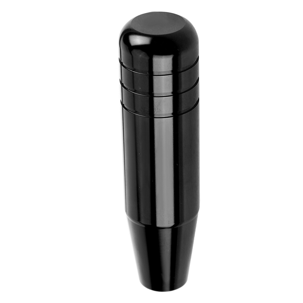 13Cm Aluminum Manual Gear Shift Knob - Ergonomic Comfort & Style Black 5081363160865