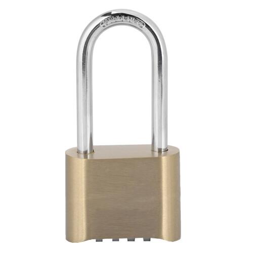 4 Dial Brass Lock for Suitcase Luggage Combination Padlock Easy Setup 1